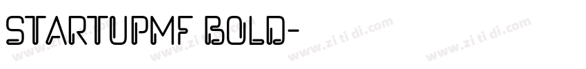 StartUpMF Bold字体转换
